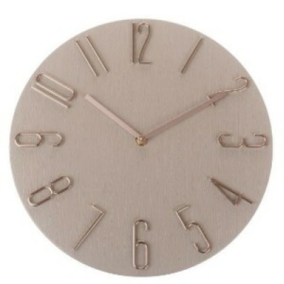 Nástěnné hodiny Berry beige, pr. 30,5 cm, plast