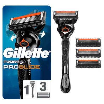Gillette Pánský holicí strojek ProGlide + 4 ks hlavice