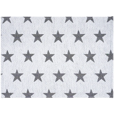 Dakls Prostírání Stars bílá, 30 x 45 cm